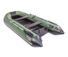 Лодка ПВХ Ривьера Компакт 3200 СК Черный / Зеленый
